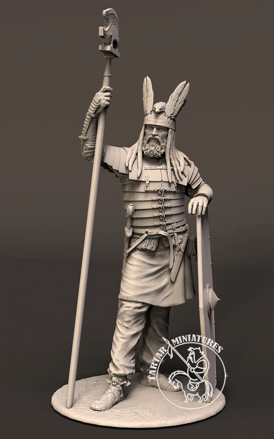 Germanic warrior wearing Roman lorica segmentata 4